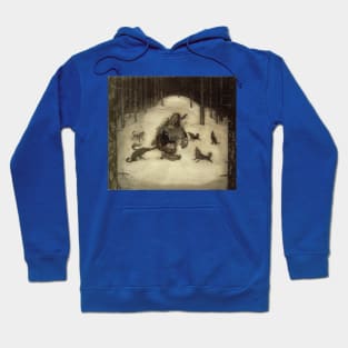 When Mother Troll Took in the King's Washing - John Bauer Hoodie